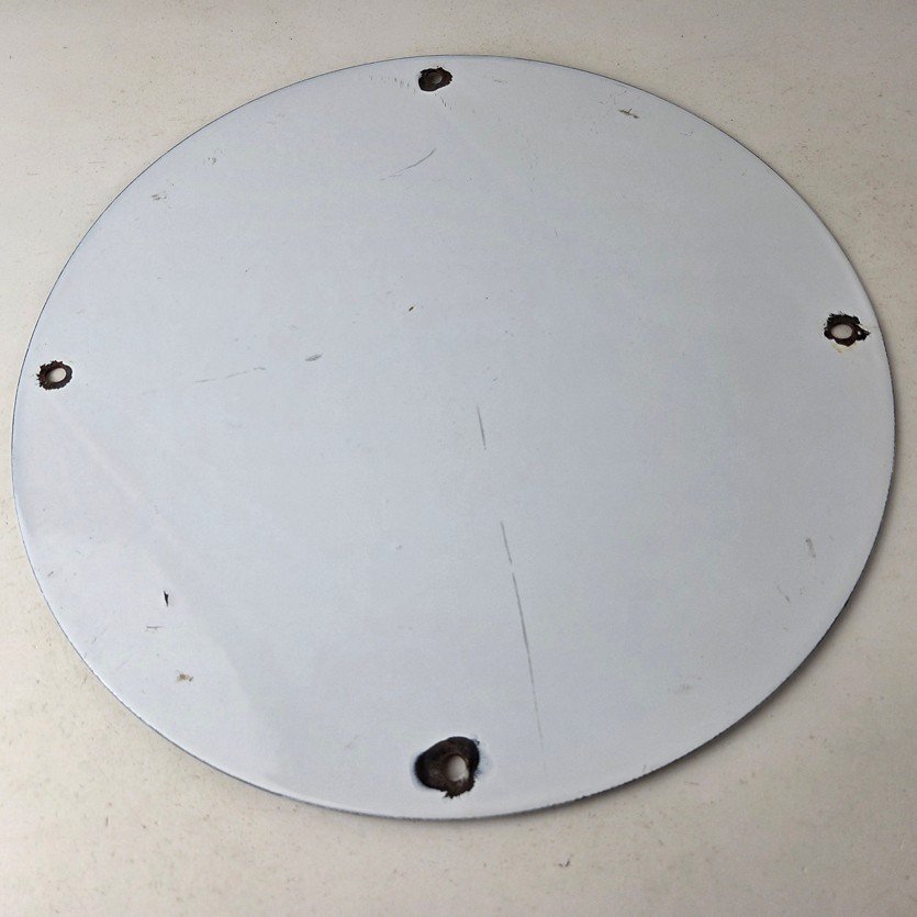 Vintage Good Gulf Gasoline Sign - Service Station Gas Pump Plate Service Sign - Image 7