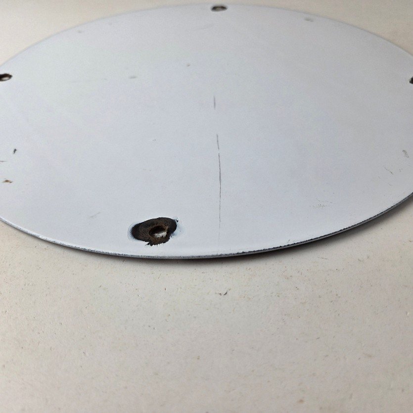 Vintage Good Gulf Gasoline Sign - Service Station Gas Pump Plate Service Sign - Image 9