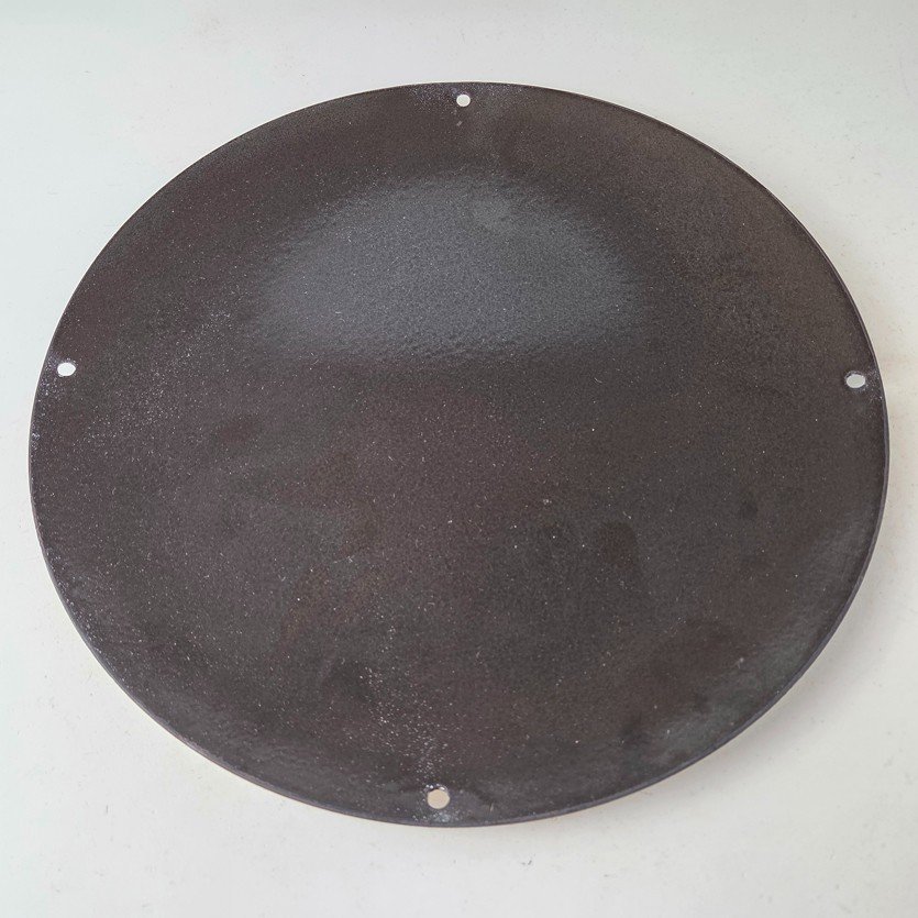 Vintage Indian Motorcycles Sign - Porcelain Chief Horse Convex Button Gas Sign - Image 7