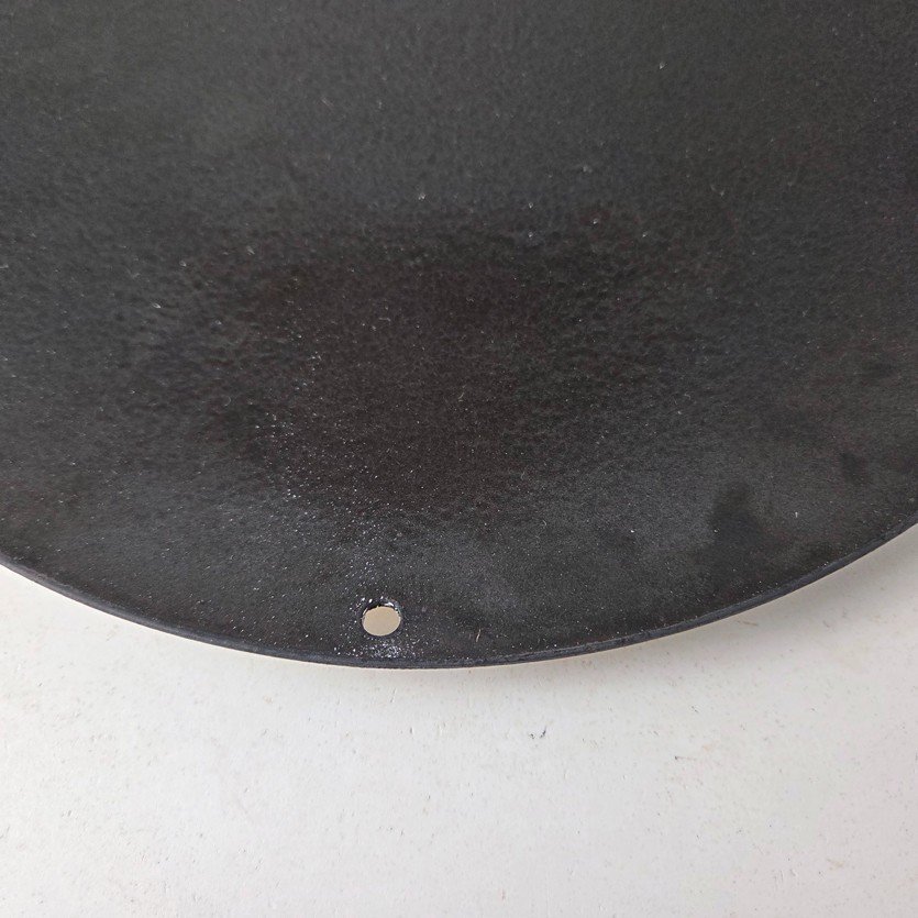 Vintage Indian Motorcycles Sign - Porcelain Chief Horse Convex Button Gas Sign - Image 8