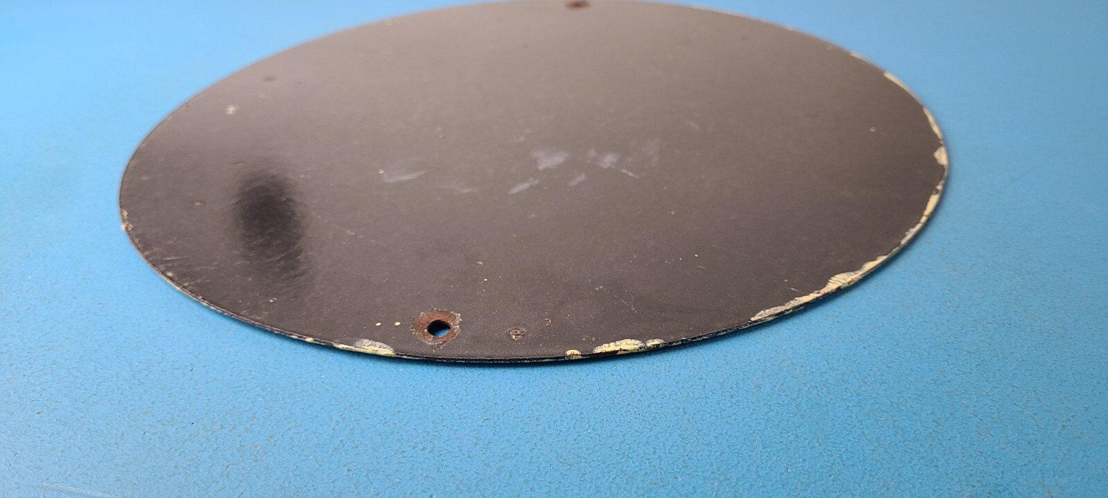 Vintage Indian Motorcycles Sign - Porcelain Gas Pump Parts & Service Sign - Image 16