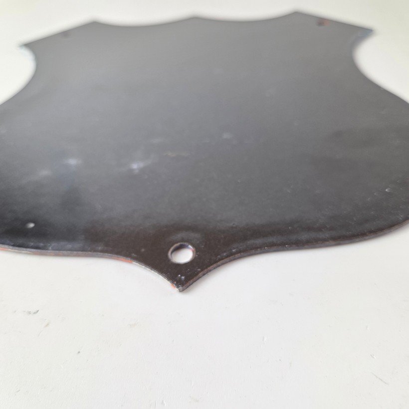 Vintage Join US Army Sign - Gas Pump American Shield Porcelain Sign - Image 9