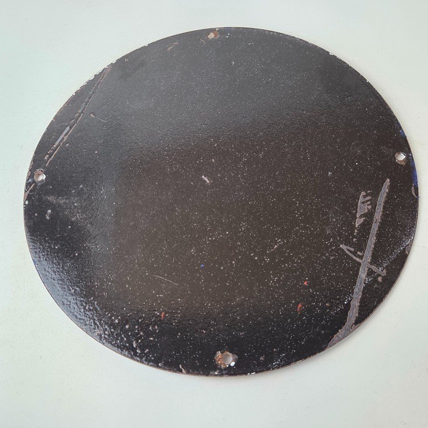 Vintage Maserati Sports Car Sign - Auto Service Dealer Gas Porcelain Sign - Image 7