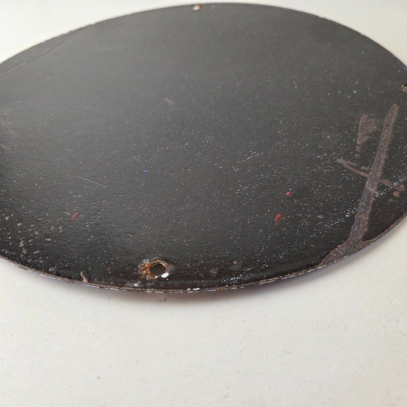 Vintage Maserati Sports Car Sign - Auto Service Dealer Gas Porcelain Sign - Image 9