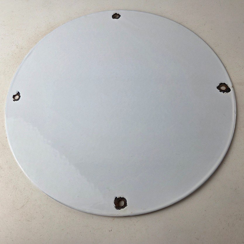 Vintage McDonalds Fast Food Porcelain - Burgers SpeeDee Drive Thru Gas Pump Sign - Image 7