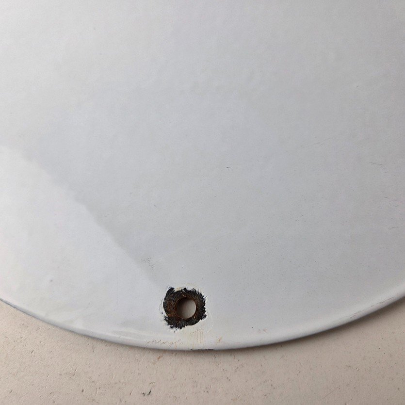 Vintage McDonalds Fast Food Porcelain - Burgers SpeeDee Drive Thru Gas Pump Sign - Image 8