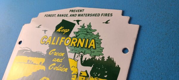 Vintage National Park Sign Yosemite California Gas Pump Porcelain Sign 305755526964 7