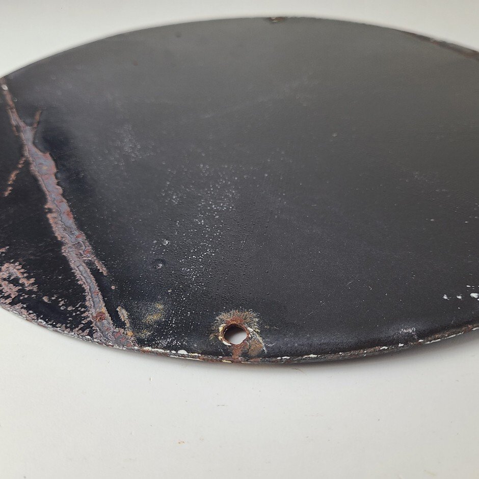 Vintage Paw Paw Bait Fishing Sign - Felix Cat Pump Plate Gas Service Sign - Image 15