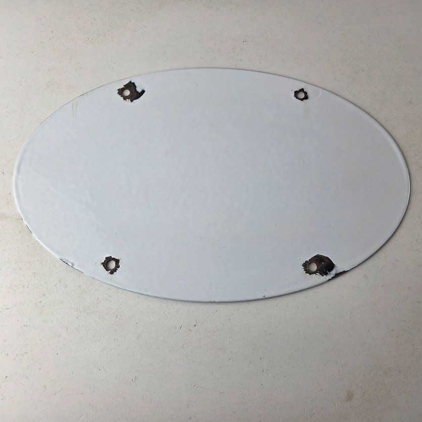 Vintage Porcelain Gasoline Sign - Sohio Gas Motor Oil Service Ohio Pump Sign - Image 7