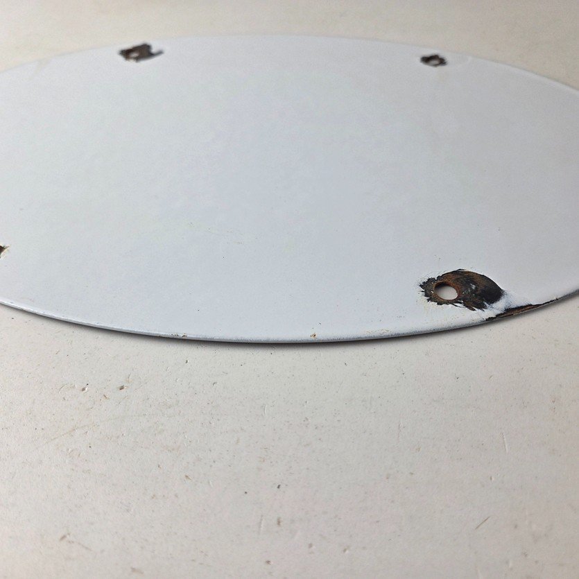 Vintage Porcelain Gasoline Sign - Sohio Gas Motor Oil Service Ohio Pump Sign - Image 9