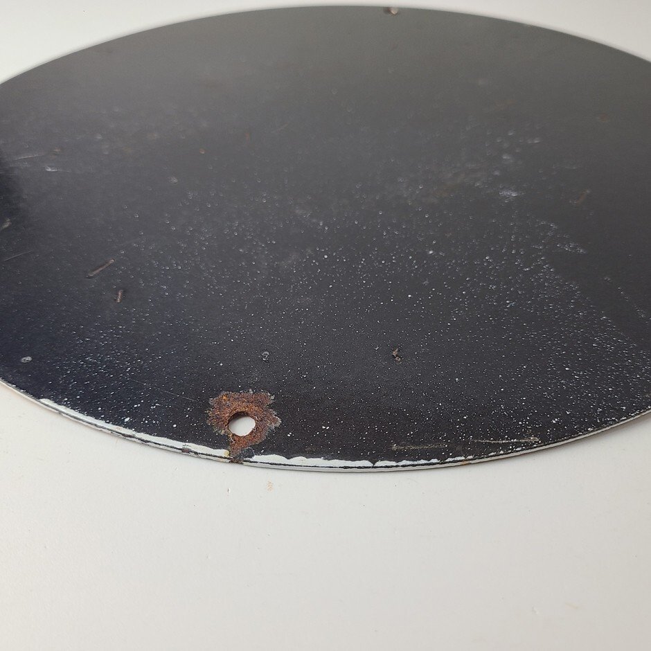 Vintage Porcelain Sign - Pike Quality Seeds Gas Service Pump Sign - Image 15