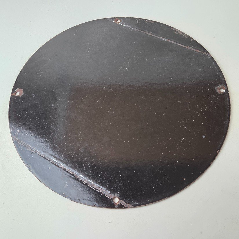 Vintage Porcelain Smitholene Gasoline Sign - Aviation Service Gas Pump Sign - Image 7