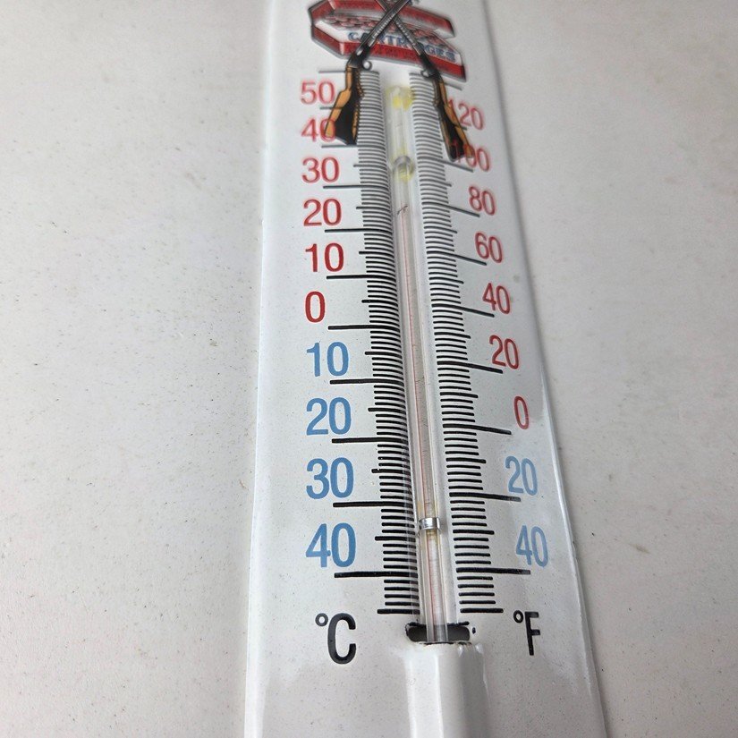 Vintage Remington Rifle Sign - Hunting Ad Sign on Porcelain Thermometer - Image 6