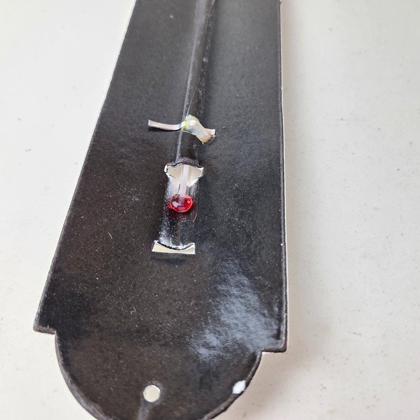 Vintage Remington Rifle Sign - Hunting Ad Sign on Porcelain Thermometer - Image 8