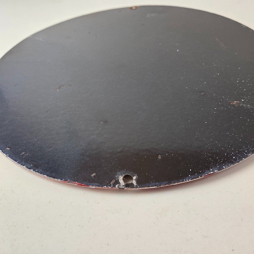 Vintage Sinclair Gasoline Sign - Flintstones Aircraft Gas Pump Porcelain Sign - Image 9