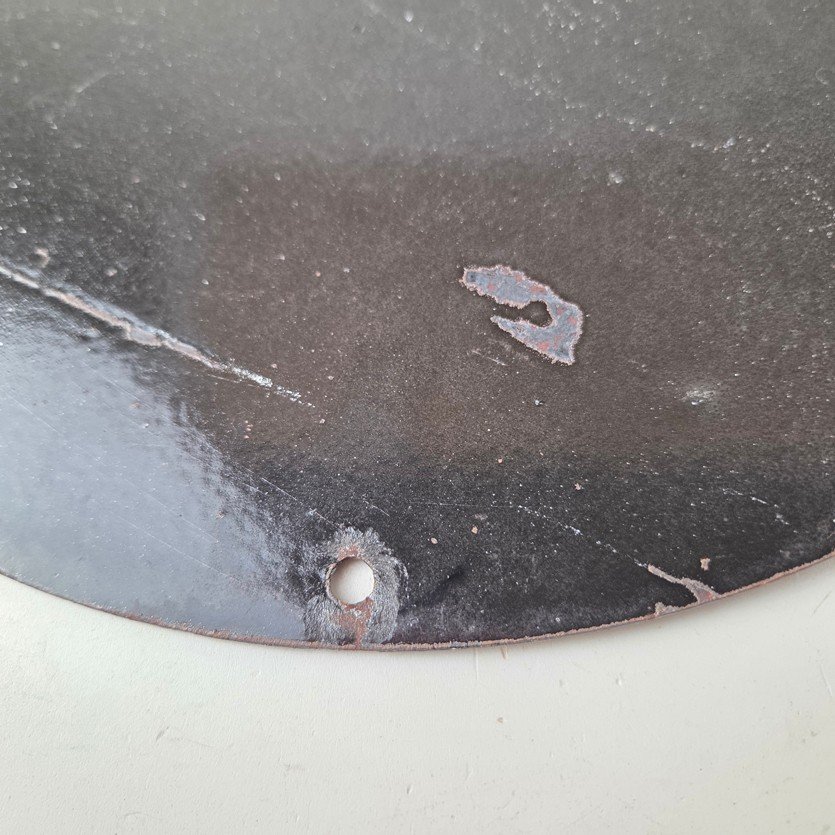 Vintage Sinclair Gasoline Sign - Full Service Gas Oil Pump Porcelain Sign - Image 8