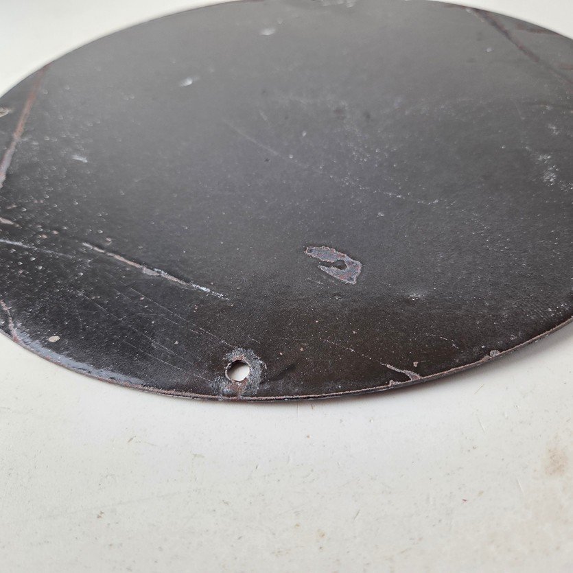 Vintage Sinclair Gasoline Sign - Full Service Gas Oil Pump Porcelain Sign - Image 9