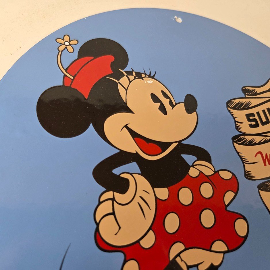 Vintage Sunoco Gasoline Porcelain Sign - Vintage Porcelain for Sale Gas Sign - Image 5