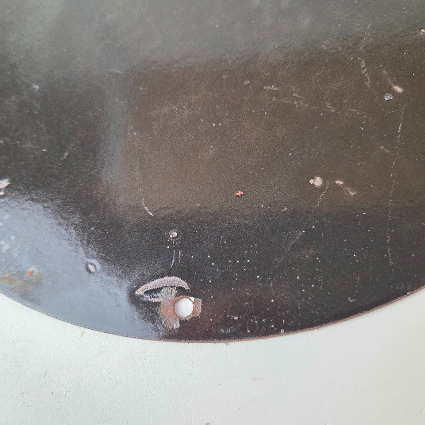 Vintage Super Shell Racing Gasoline Sign - Finish Line Gas Pump Porcelain Sign - Image 8