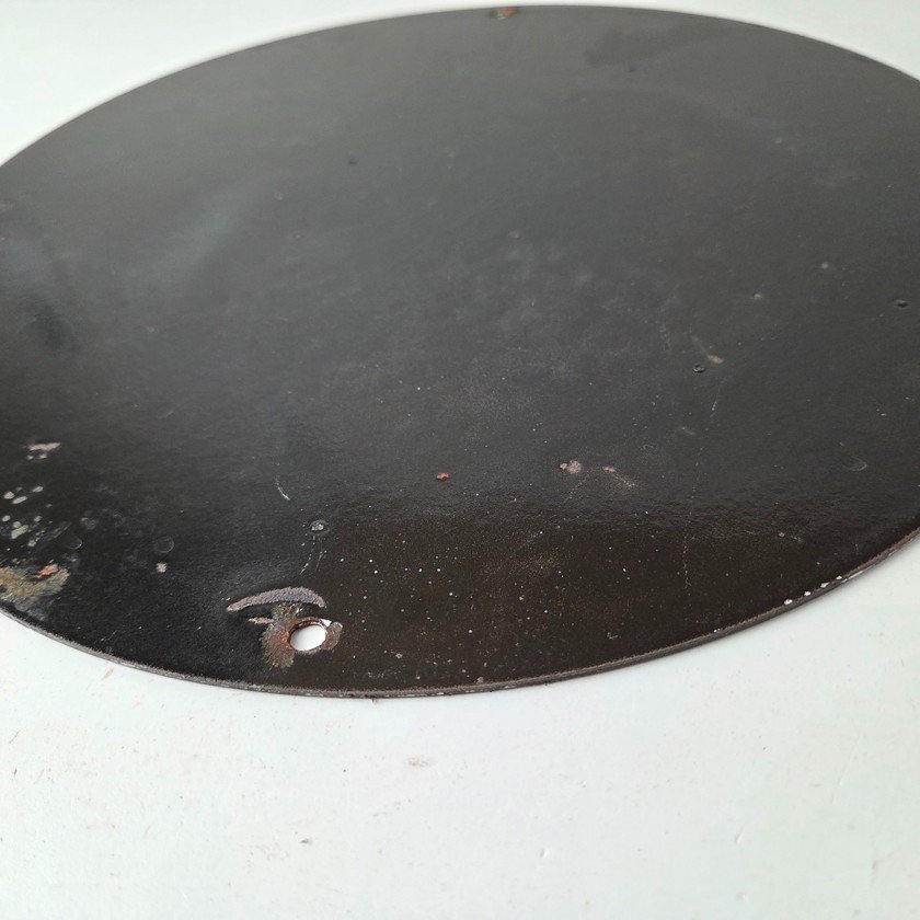 Vintage Super Shell Racing Gasoline Sign - Finish Line Gas Pump Porcelain Sign - Image 9