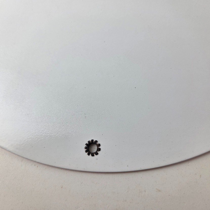 Vintage Texaco Ethyl Gasoline Porcelain Sign - Red Star Anti-Knock Sign - Image 8