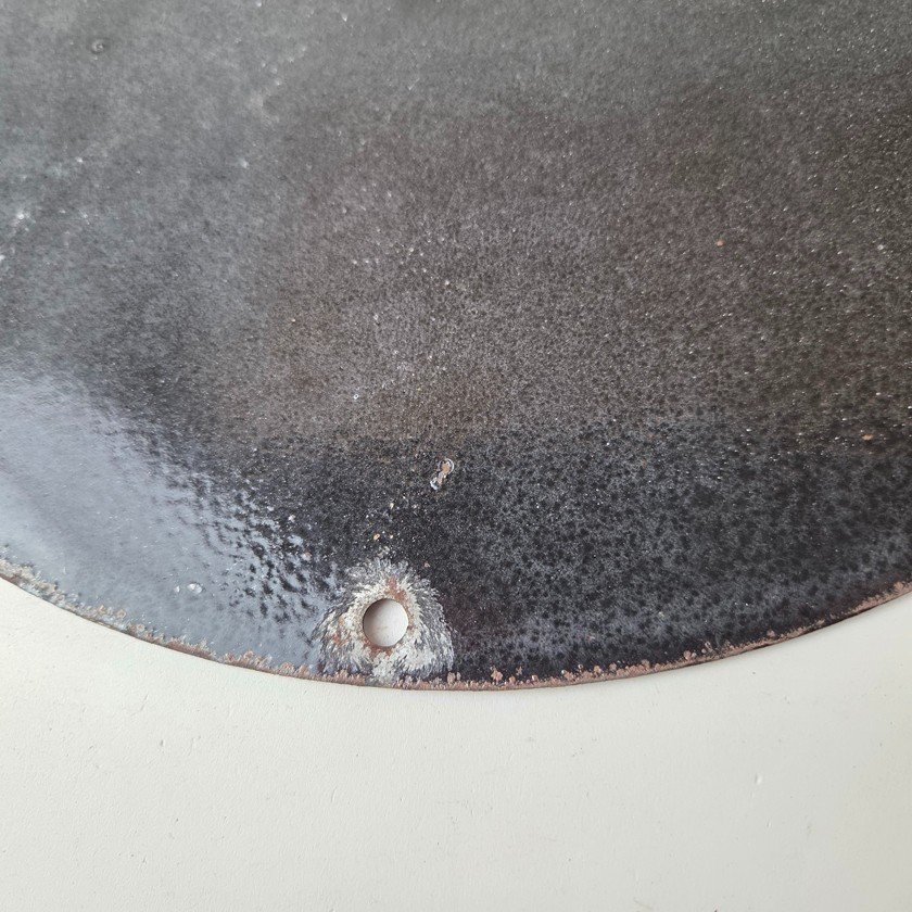 Vintage Western Ammo Firearms Sign - Mickey Gun Shop Porcelain Gas Pump Sign - Image 8