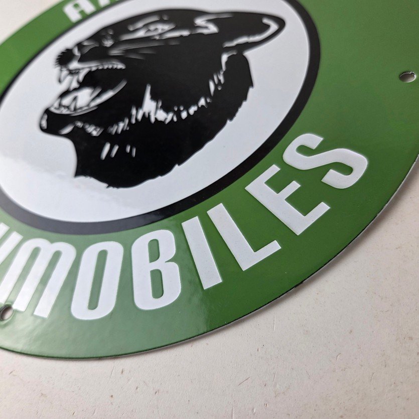 Vintage Arctic Cat Snowmobiles Sign - Sales Winter Sled Porcelain Gas Pump Sign - Image 14