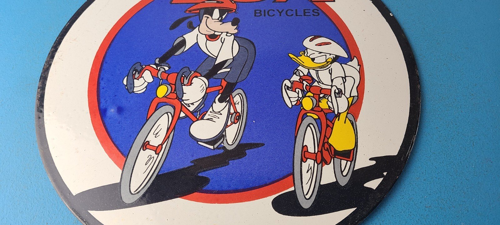 Vintage BSA Motorcycle Sign - Motor Bike Gas Pump Service Porcelain Sign - Image 12