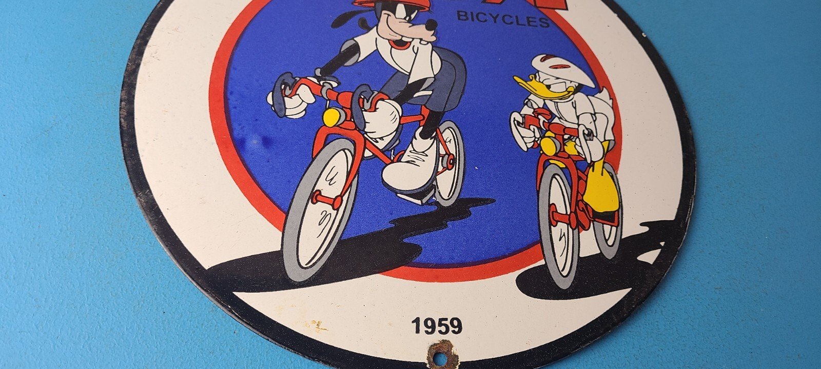 Vintage BSA Motorcycle Sign - Motor Bike Gas Pump Service Porcelain Sign - Image 7