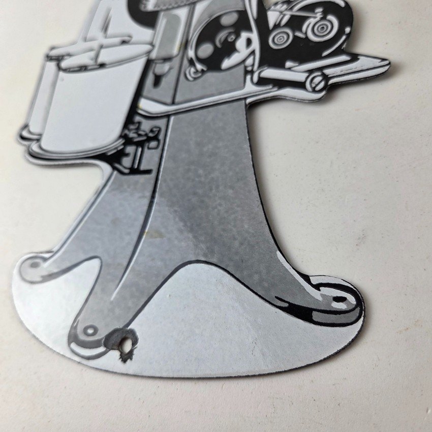 Vintage Bordens Cream Separator Sign - Porcelain Dairy Milk Cow Service Ad Sign - Image 14