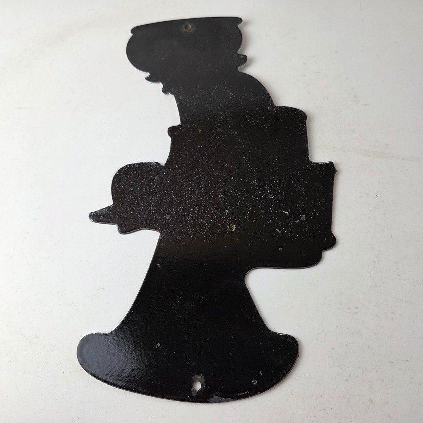 Vintage Bordens Cream Separator Sign - Porcelain Dairy Milk Cow Service Ad Sign - Image 7