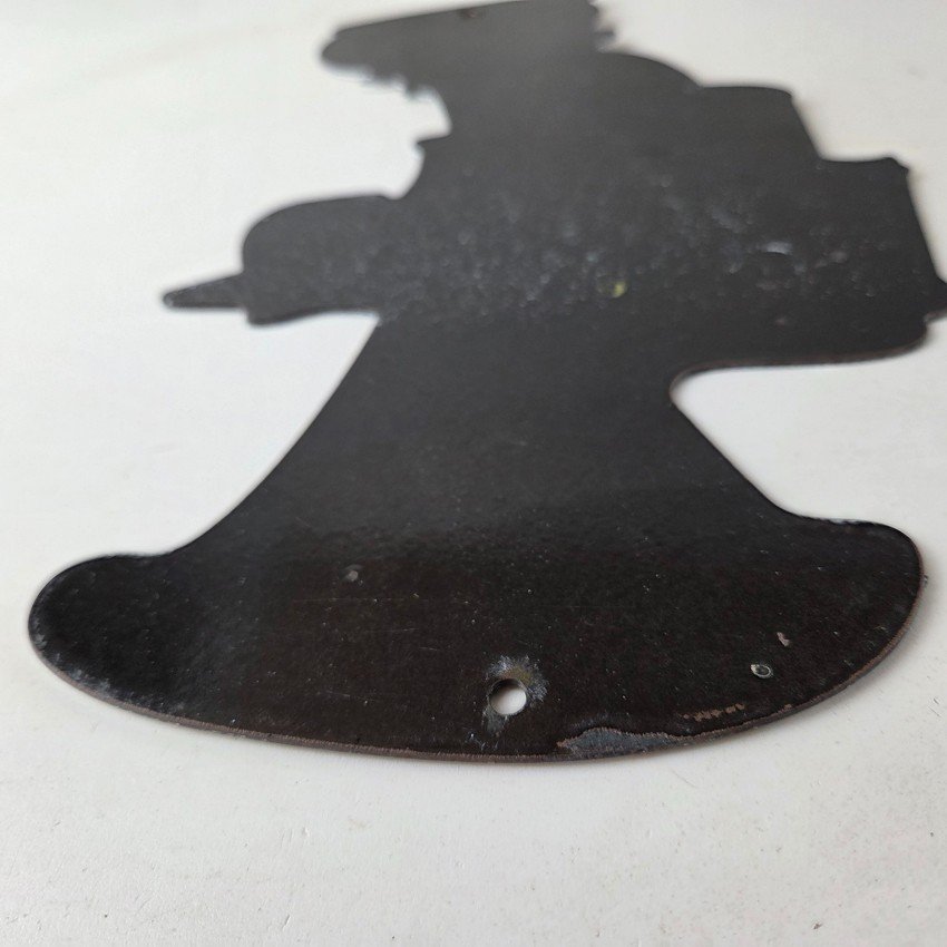 Vintage Bordens Cream Separator Sign - Porcelain Dairy Milk Cow Service Ad Sign - Image 9