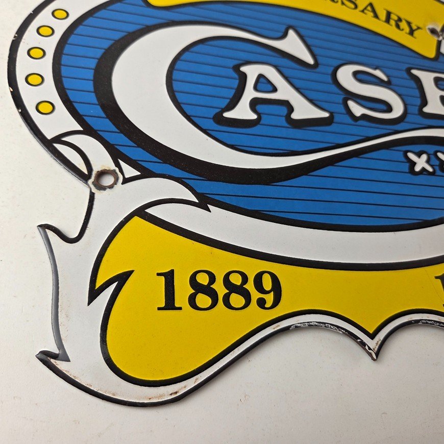 Vintage Case XX Knives Sign - 12" General Store Shop Hunting Gas Porcelain Sign - Image 11