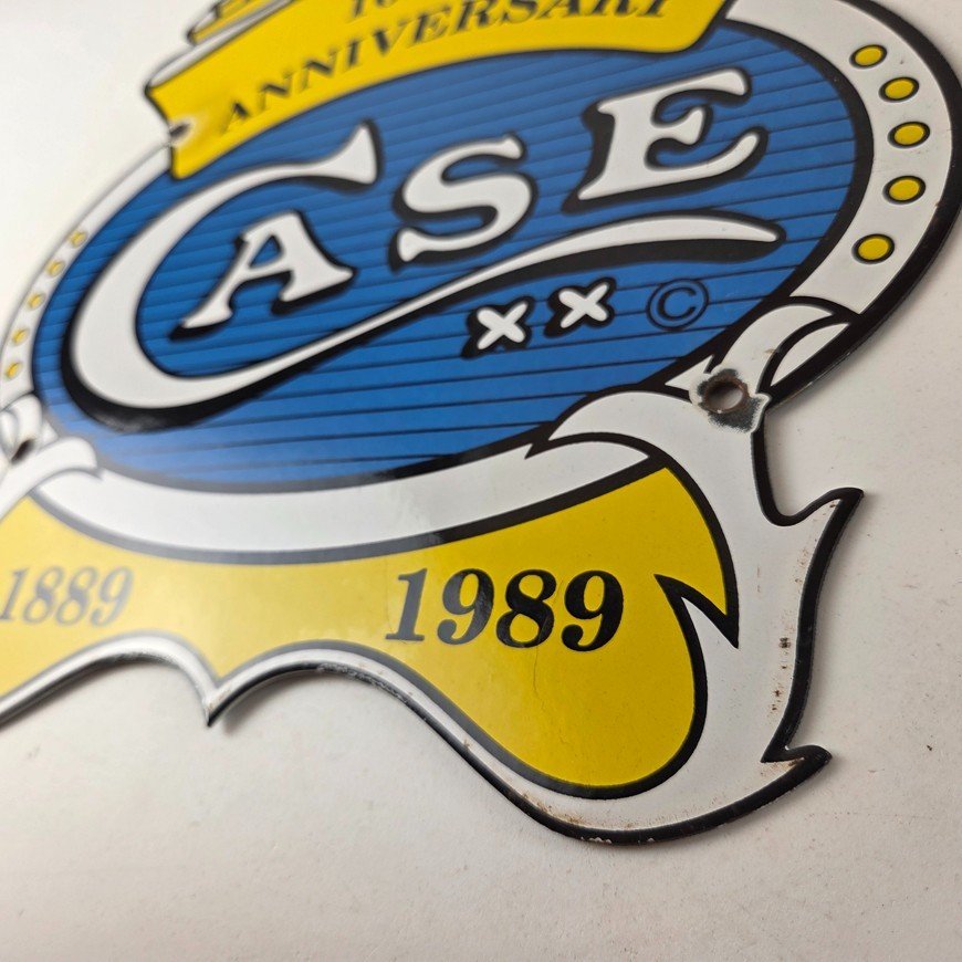 Vintage Case XX Knives Sign - 12" General Store Shop Hunting Gas Porcelain Sign - Image 14