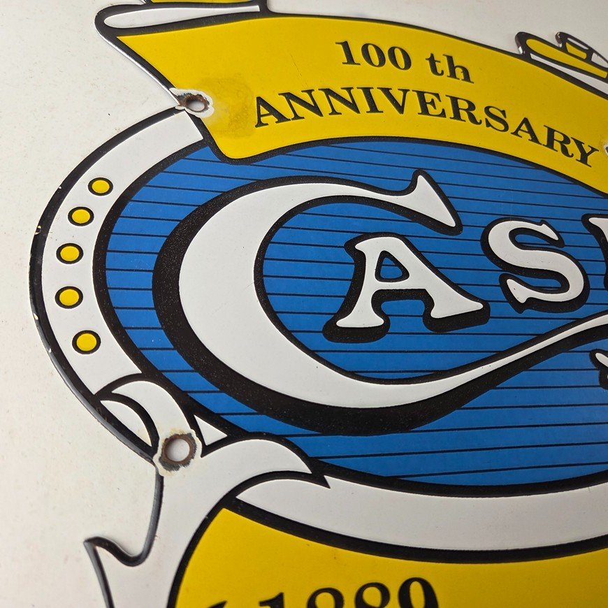 Vintage Case XX Knives Sign - 12" General Store Shop Hunting Gas Porcelain Sign - Image 6