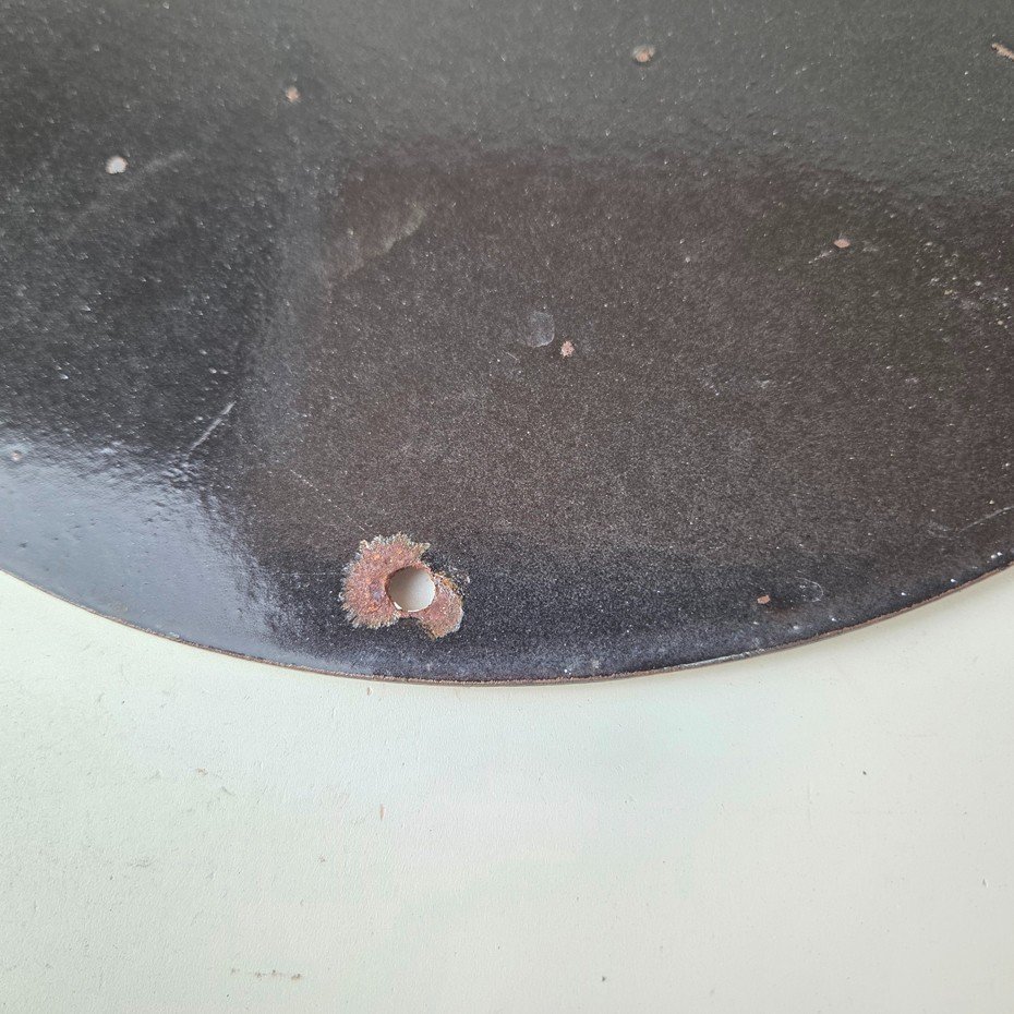 Vintage Chevrolet Sign - Service Dept. Automobile Motors Gas Pump Porcelain Sign - Image 8