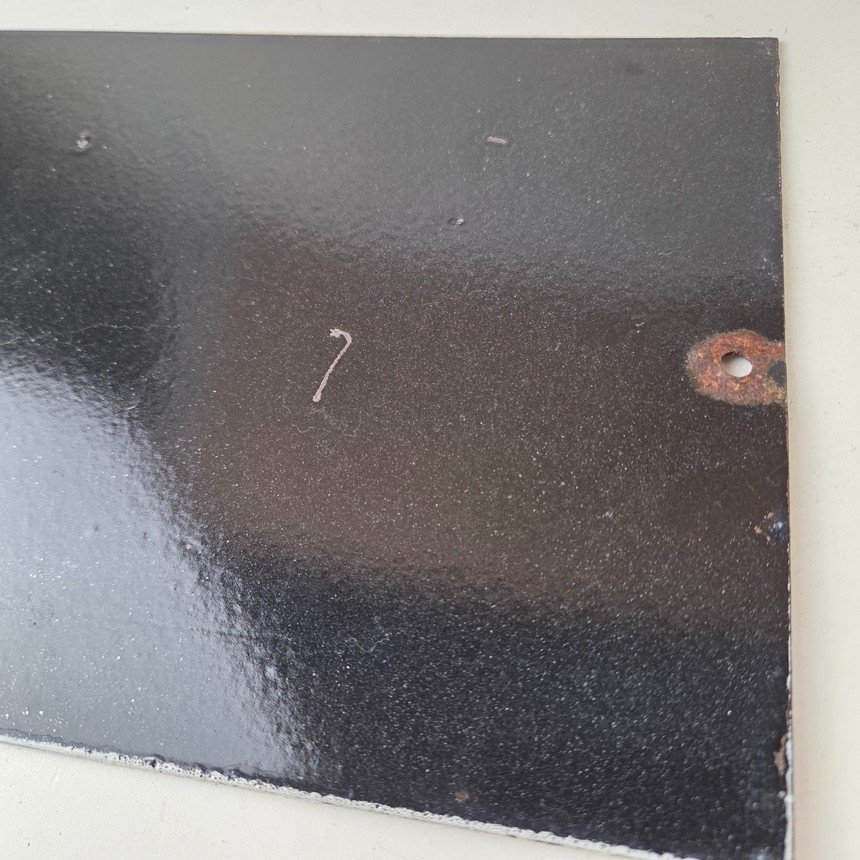 Vintage Chick Fil A Sign - Chicken Fast Food Porcelain Gas Pump Sign - Image 8