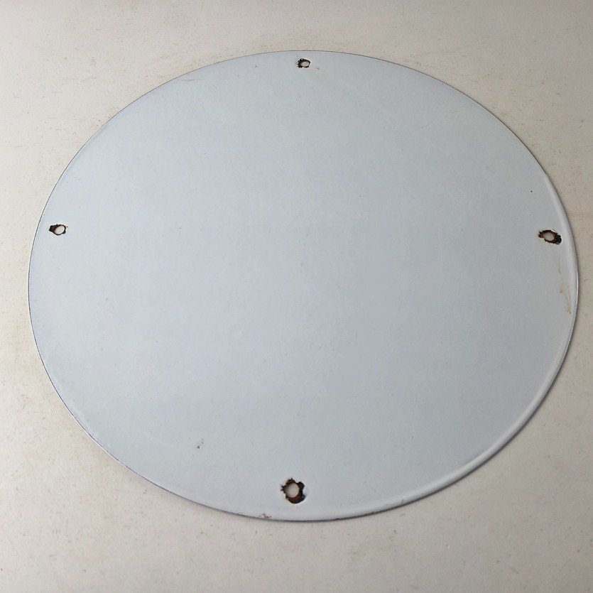 Vintage Conoco Gasoline Porcelain Sign - Batman Robin Comic Gas Pump Sign - Image 7