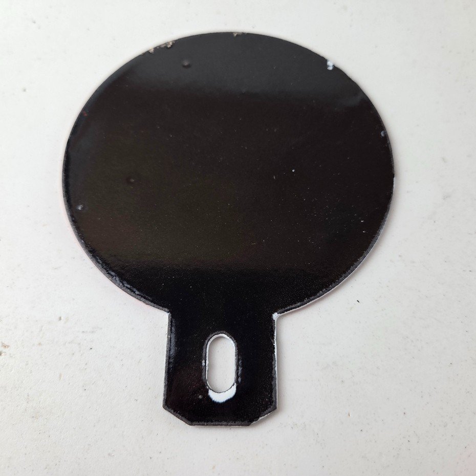 Vintage Flying A Gas Sign Topper - Porcelain License Plate Auto Topper - Image 7