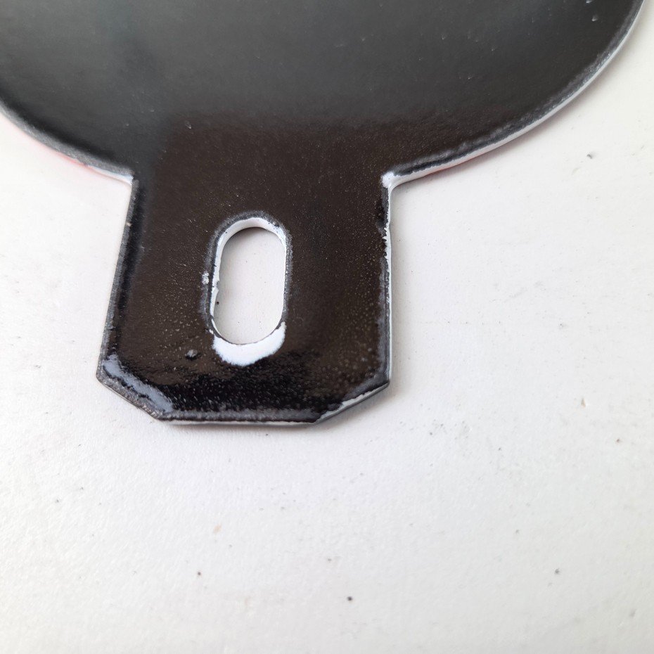 Vintage Flying A Gas Sign Topper - Porcelain License Plate Auto Topper - Image 8