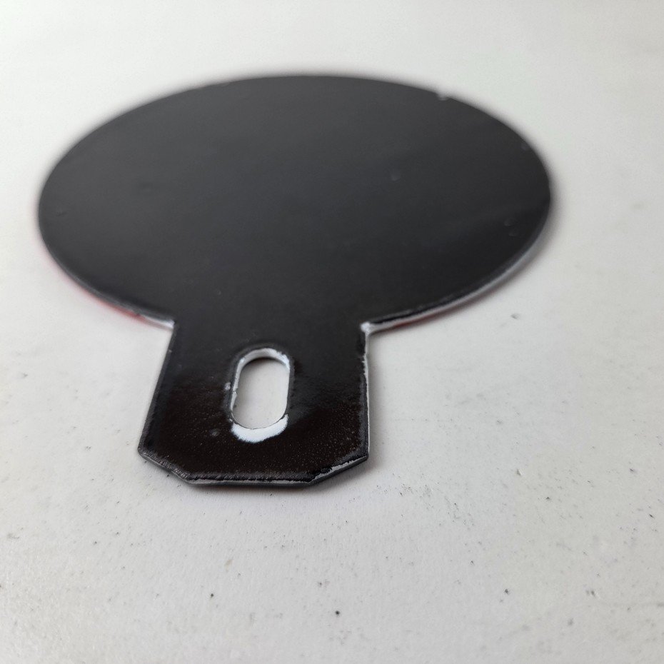 Vintage Flying A Gas Sign Topper - Porcelain License Plate Auto Topper - Image 9