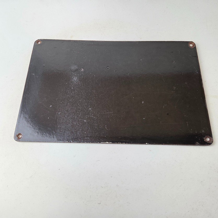 Vintage Ford Mustang Porcelain Sign - Gas Pump Porcelain Automobilia Parts Sign - Image 7