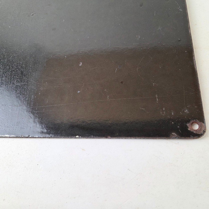 Vintage Ford Mustang Porcelain Sign - Gas Pump Porcelain Automobilia Parts Sign - Image 8