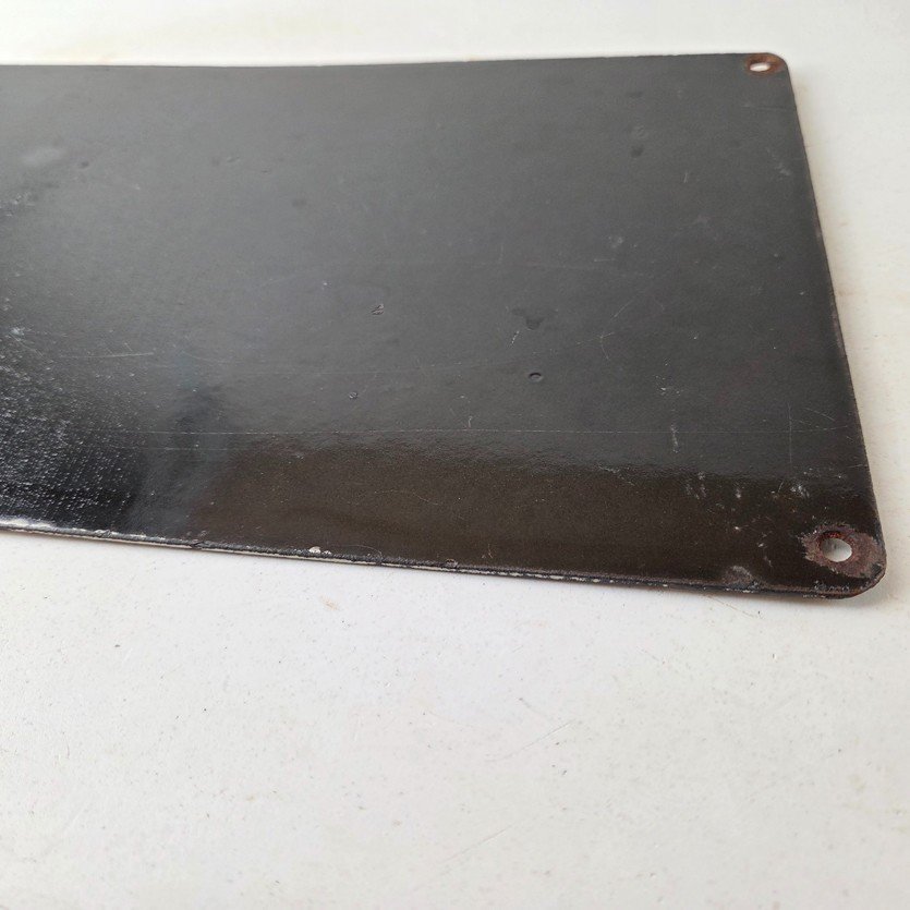 Vintage Ford Mustang Porcelain Sign - Gas Pump Porcelain Automobilia Parts Sign - Image 9