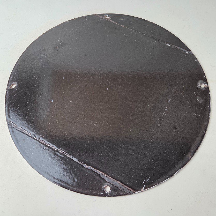 Vintage Harley Davidson Motorcycles Sign - Outlaws Skull Gas Pump Porcelain Sign - Image 7