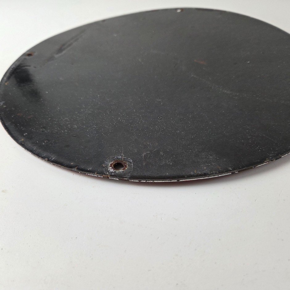 Vintage Heddon Fishing Lures Sign - Mickey Mouse Tackle Gas Pump Porcelain Sign - Image 15