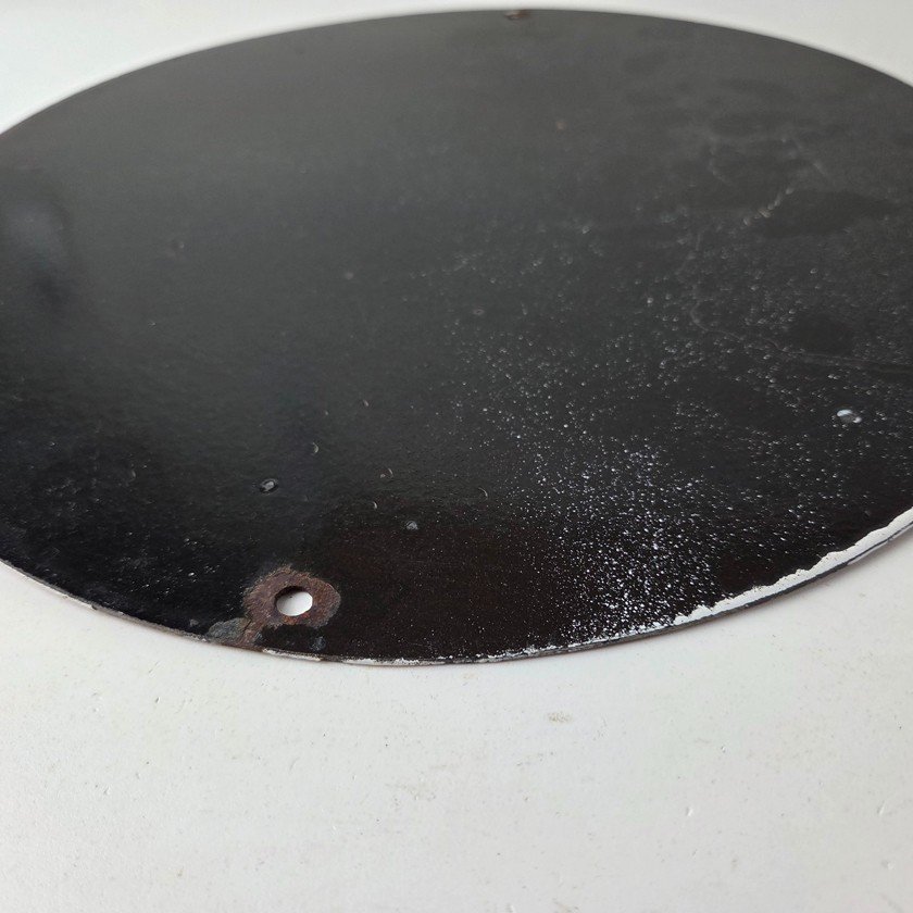 Vintage Mobil Aviation Sign - Porcelain Pegasus Gasoline Pegasus Gas Pump Sign - Image 9