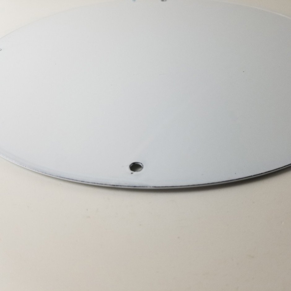 Vintage Mobil Gasoline Sign - Motorcycle Gas Pump Plate Porcelain Sign - Image 16