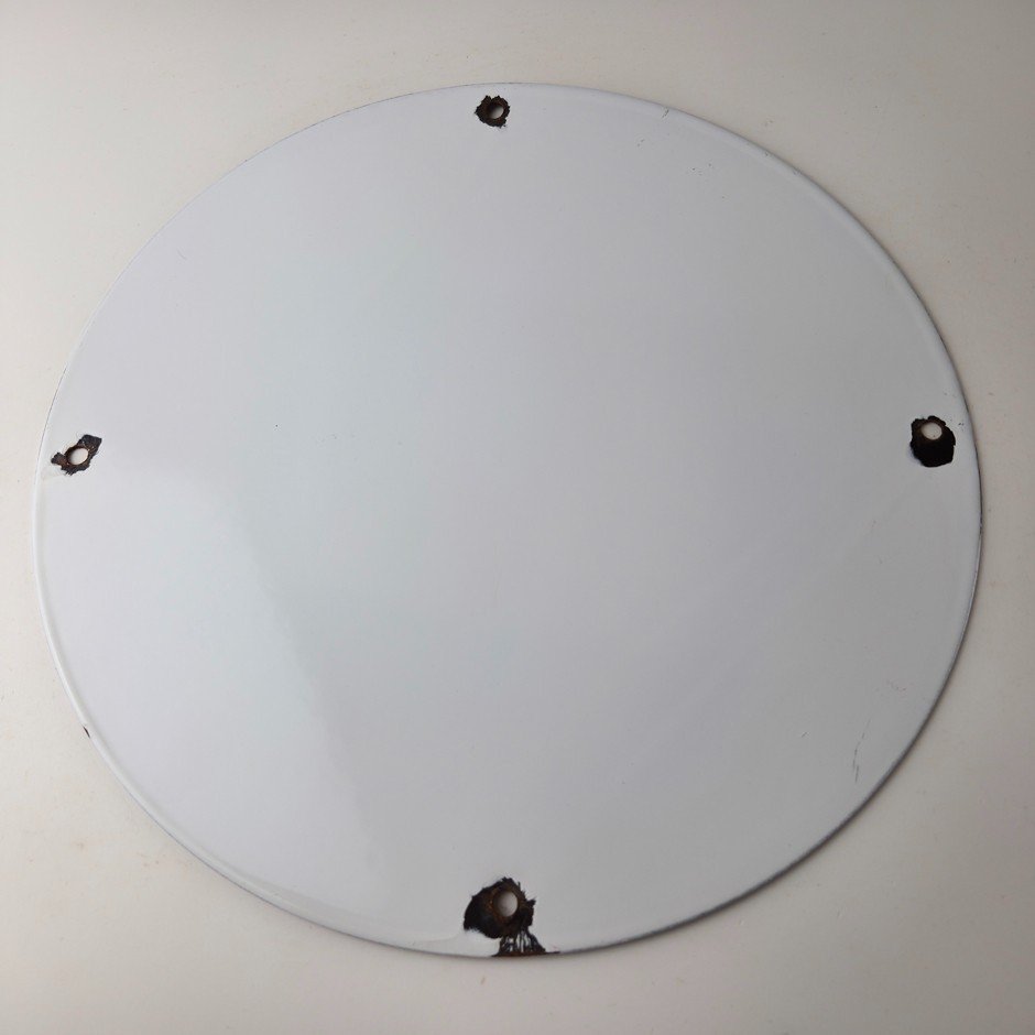 Vintage Mobil Sign - Pegasus Mobilgas Gas Motor Oil Pump Service Porcelain Sign - Image 13