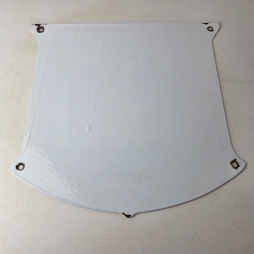 Vintage Mobilgas Sign - Porcelain Mobil Gasoline Pegasus Shield Gas Pump Sign - Image 7